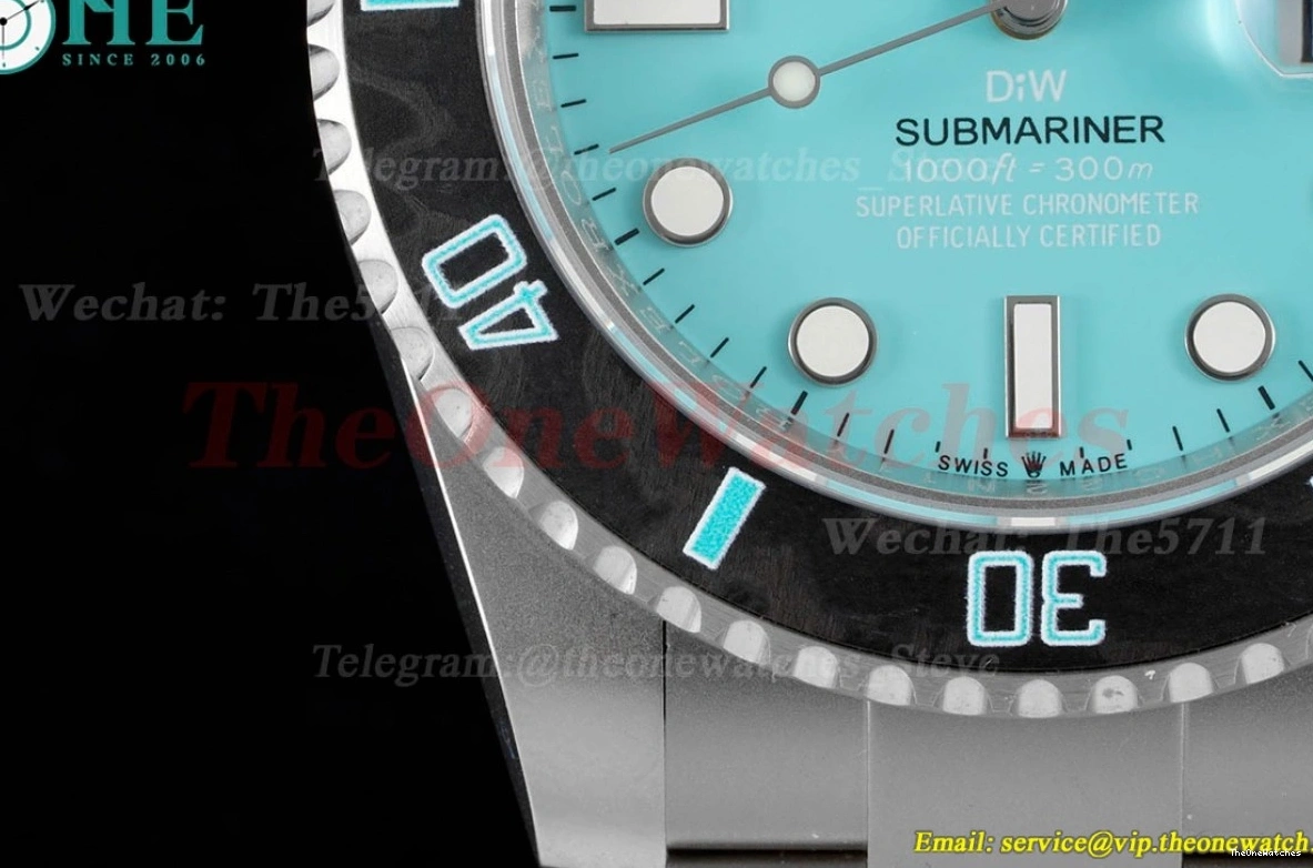 VR3135 TI Submariner TI Tiffany Dial 40mm DIW DIWF 904L 0224